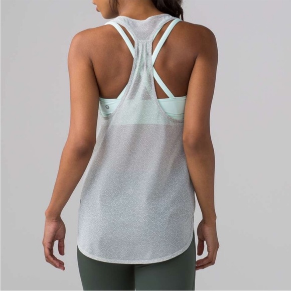 Lululemon 105 Singlet Tank Top *Mesh Burgundy Purple 6/S/Small Racerback Sheer - Picture 4 of 9